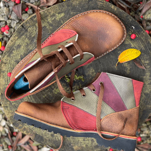 Autumnal Rainbow Boot