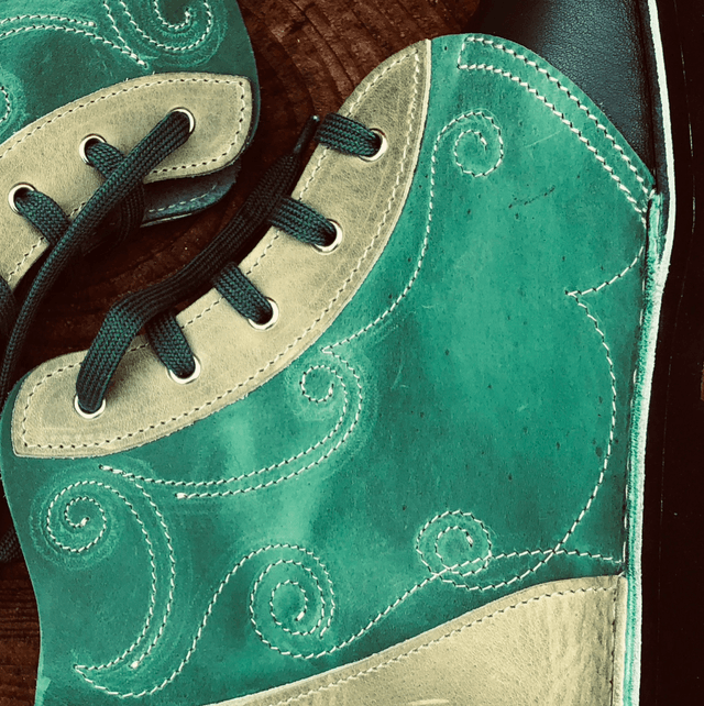 High-Top with Ornate Stitching